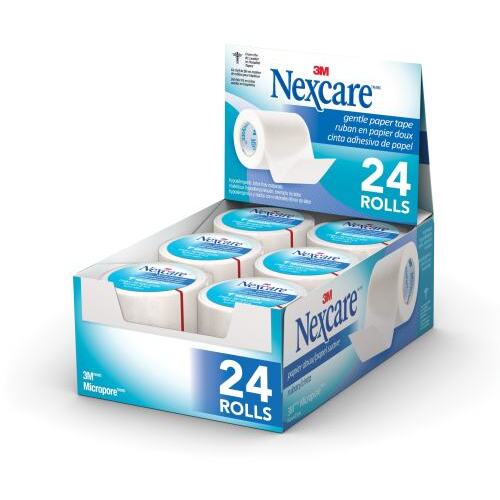 Nexcare Micropore Paper First Aid Tape 530-P1/2 2″ × 10 yds Wrapped